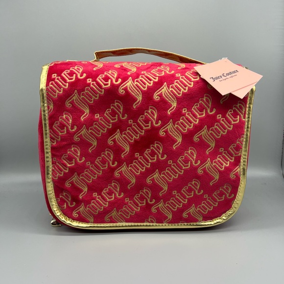 Juicy Couture Handbags - Juicy couture velour travel cosmetics bag